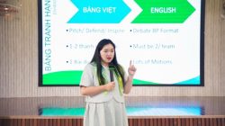 Tiếng nói Xanh mùa 3 bùng nổ với thể thức Nghị viện Anh, thách thức tư duy và bản lĩnh học sinh Việt